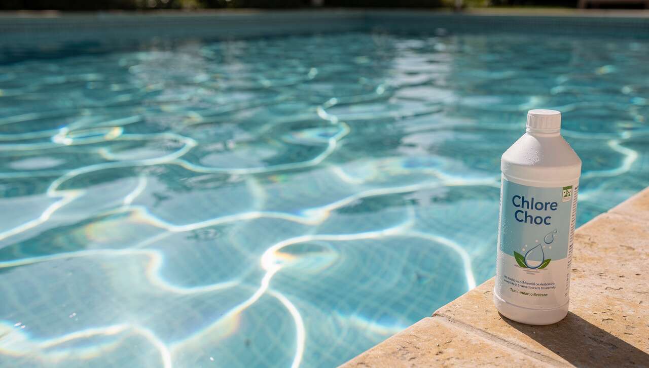 Comment utiliser le chlore choc pour une eau trouble ?