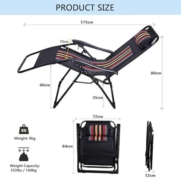 Découvrez notre test complet de la chaise longue pliante OVLRIJP avec appui-tête et porte-gobelet : confort, praticité et design pour un été réussi