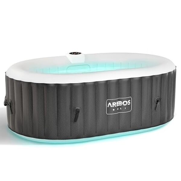 Découvrez notre test du spa gonflable Arebos pour 2 personnes : lED colorées et jets de massage pour une relaxation optimale à domicile