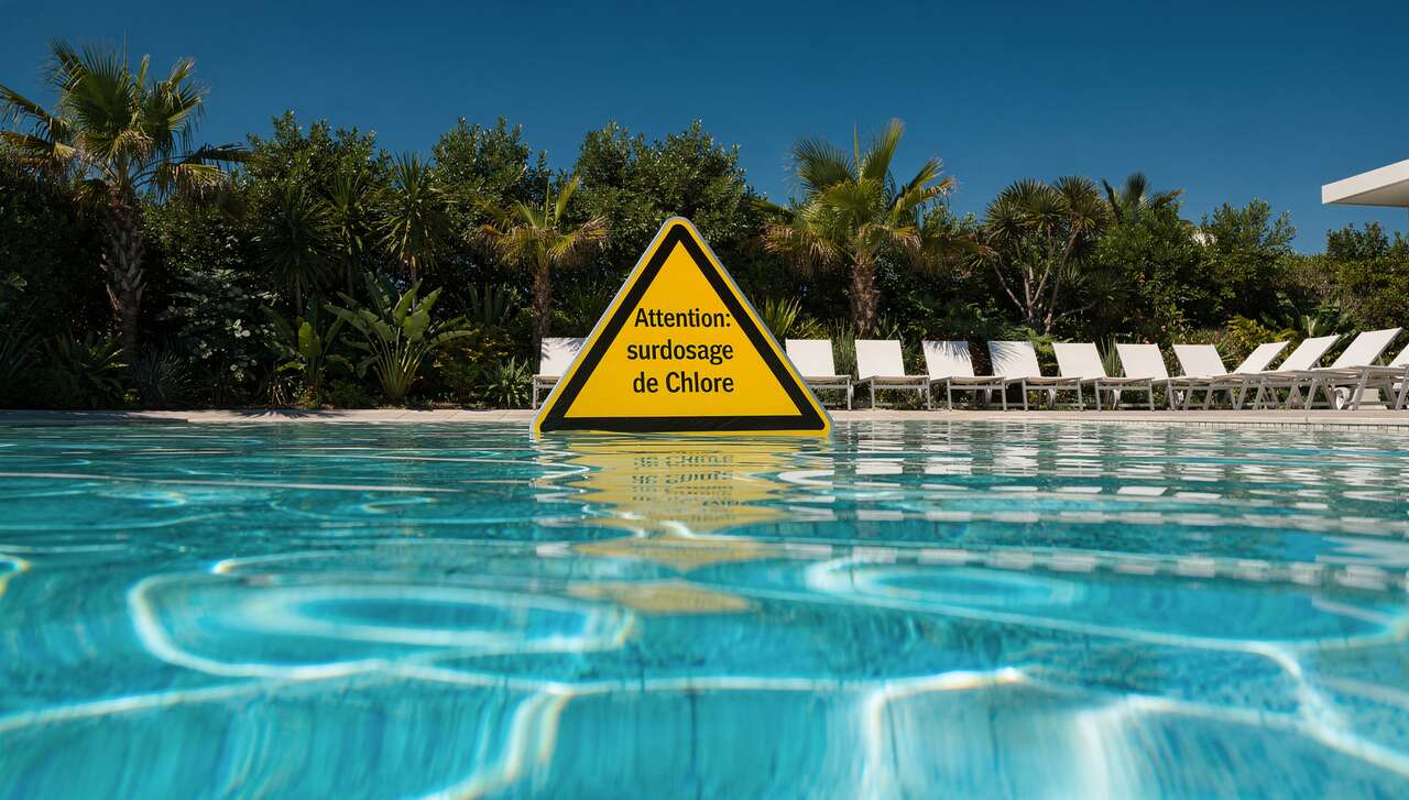 Signes visibles d’un taux de chlore trop élevé dans la piscine