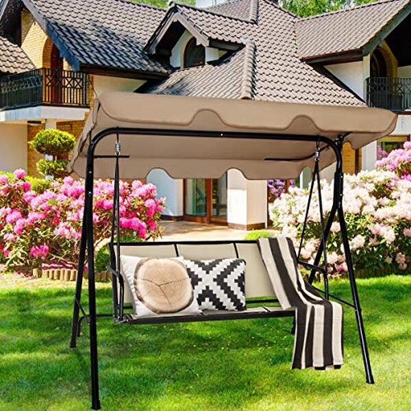 Découvrez notre analyse détaillée de la balancelle de jardin 3 places Costway avec toit imperméable : design élégant, confort optimal et robustesse pour un jardin cosy et accueillant.