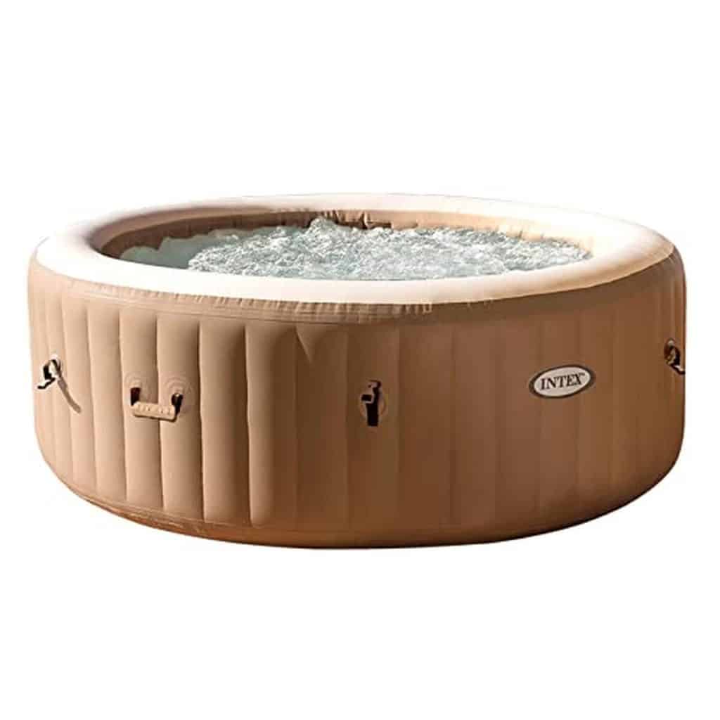 Test du spa Intex Pure Spa Sahara 4 places beige