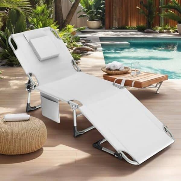 Découvrez notre test complet des chaises longues pliables Kuro-sagol : idéales pour vos moments de détente au jardin ou à la plage. Confort, design et praticité au rendez-vous.