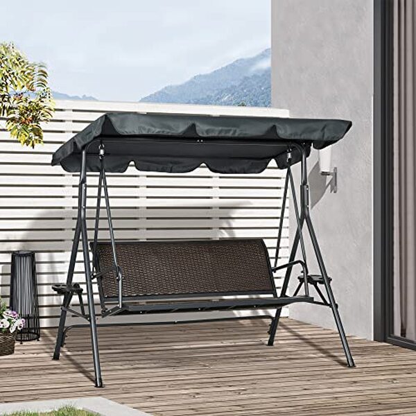 Découvrez notre test complet de la balancelle Outsunny 3 places avec auvent et rotin : confort, design et résistance pour votre jardin