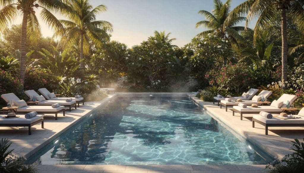 Chlore liquide ou galets : comment choisir pour une piscine chauffée ?