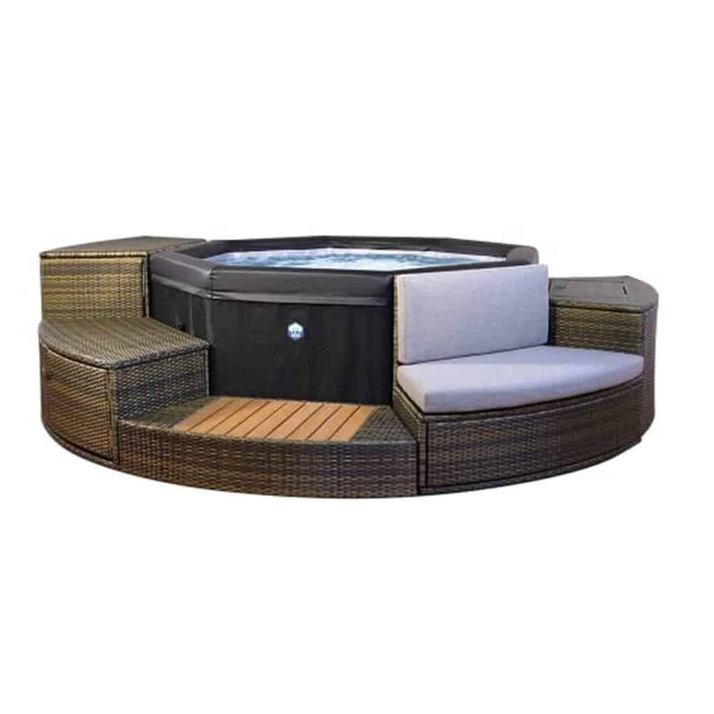 Test du NetSpa Octopus : spa semi-rigide avec mobilier pour 4 à 6 personnes