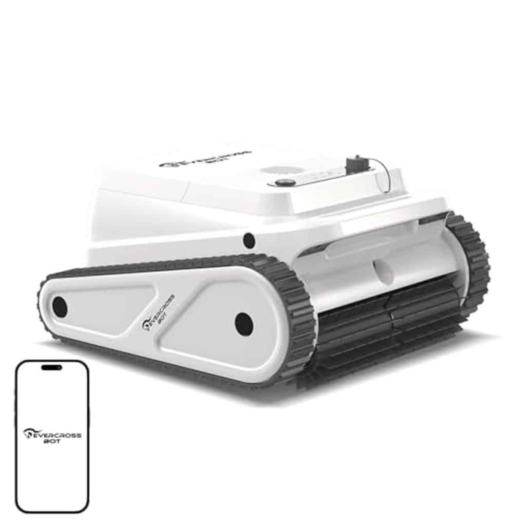 Test du robot piscine Evercross Bot U8 : performance sans fil et autonomie impressionnante